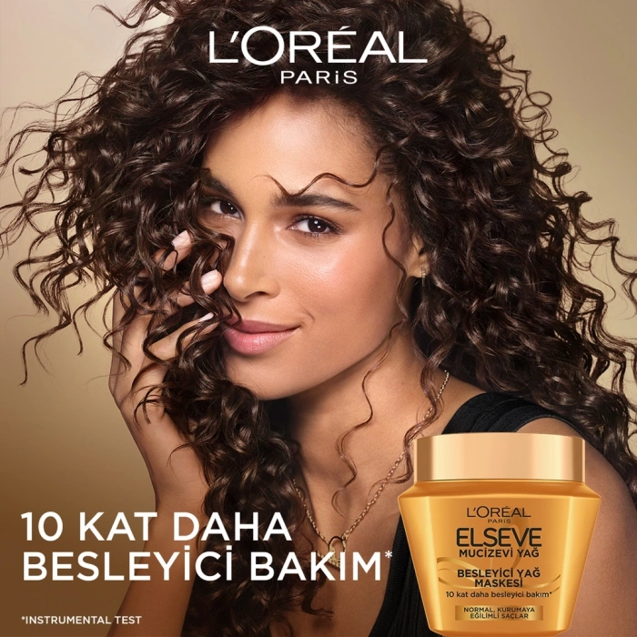 Loreal Paris Elseve Mucizevi Yağ Besleyici Saç Bakım Maskesi 300 ml