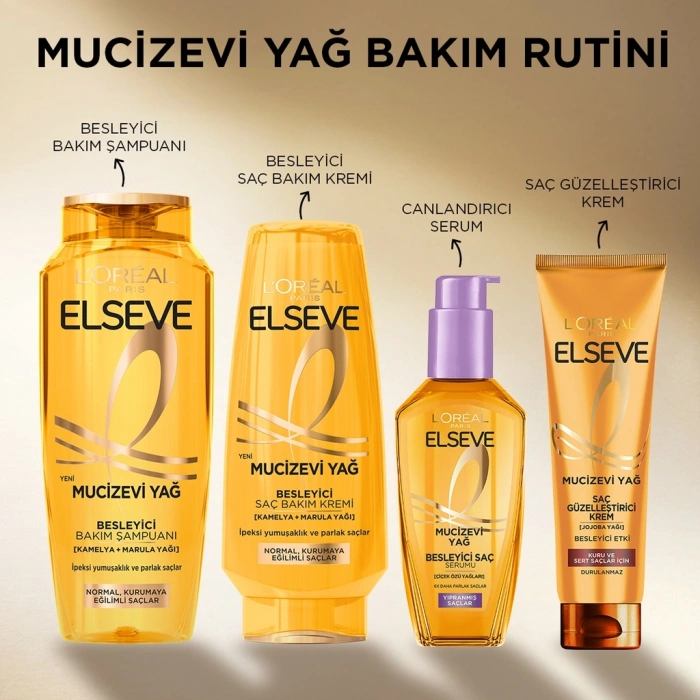 Loreal Paris Elseve Mucizevi Yağ Saç Güzelleştirici Krem 150 ml (Kuru ve Sert Saçlar)