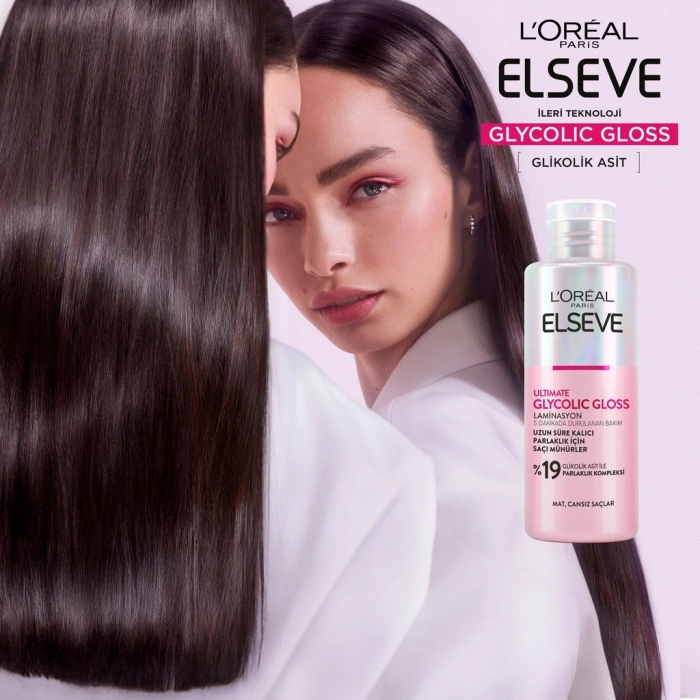 Loreal Paris Elseve Ultimate Glycolic Gloss Parlaklığı Saça Mühürleyen Laminasyon 200 ml