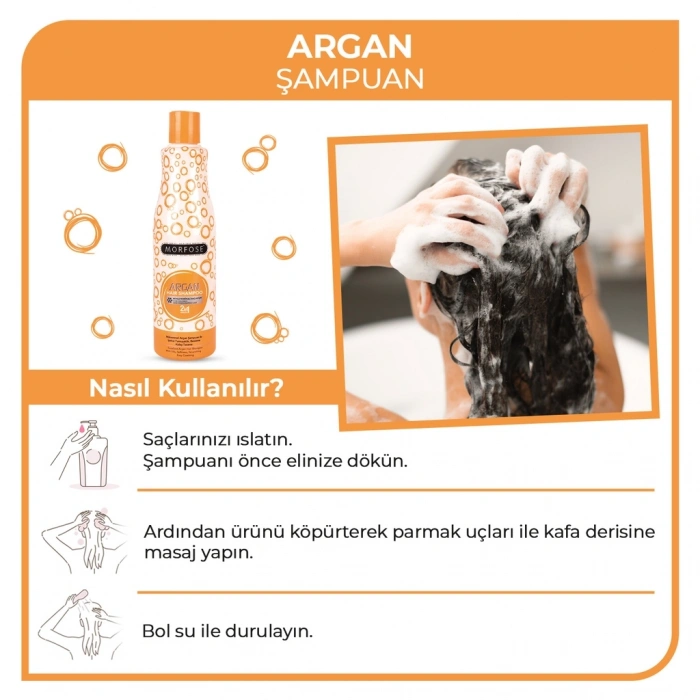 Morfose Argan Saç Şampuanı 500 ml