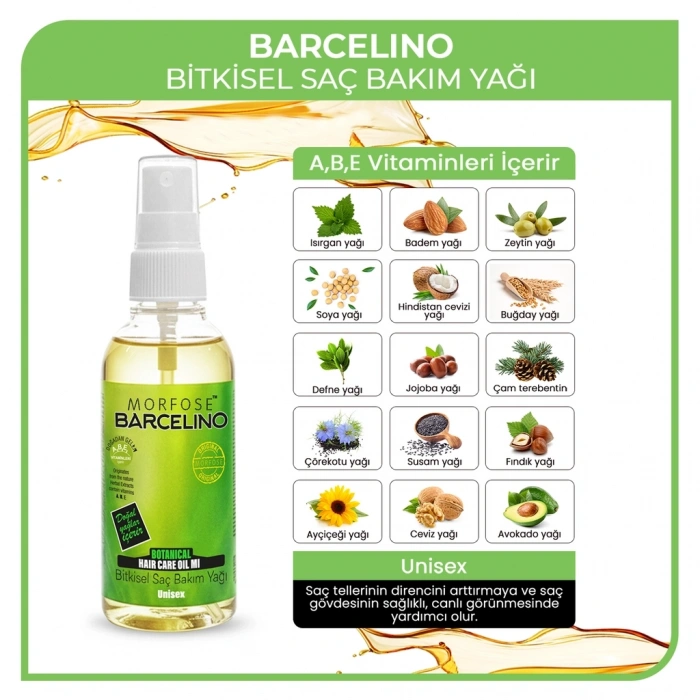 Morfose Barcelino Botanica Saç Bakım Yağı 150 ml