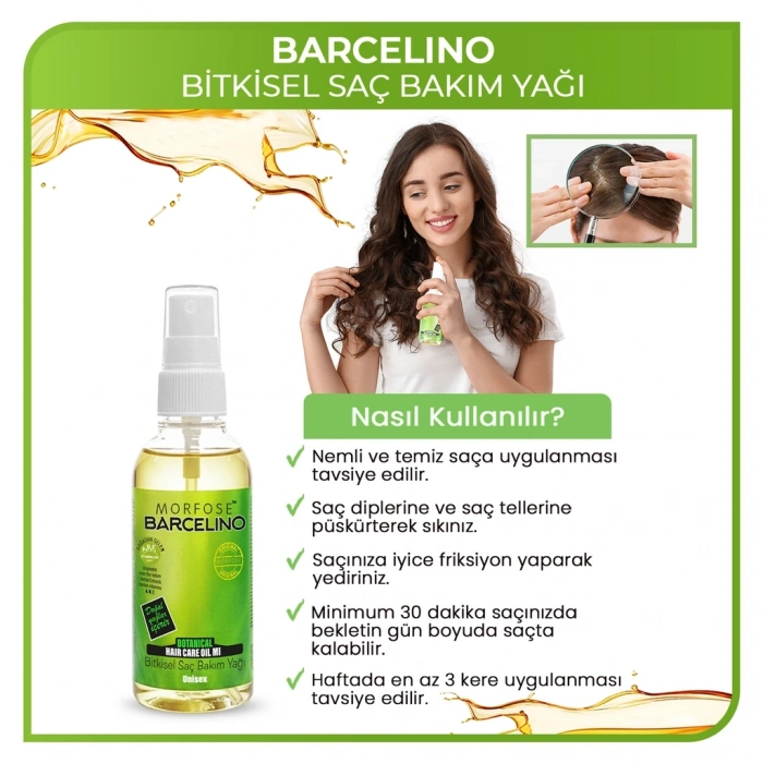 Morfose Barcelino Botanica Saç Bakım Yağı 150 ml
