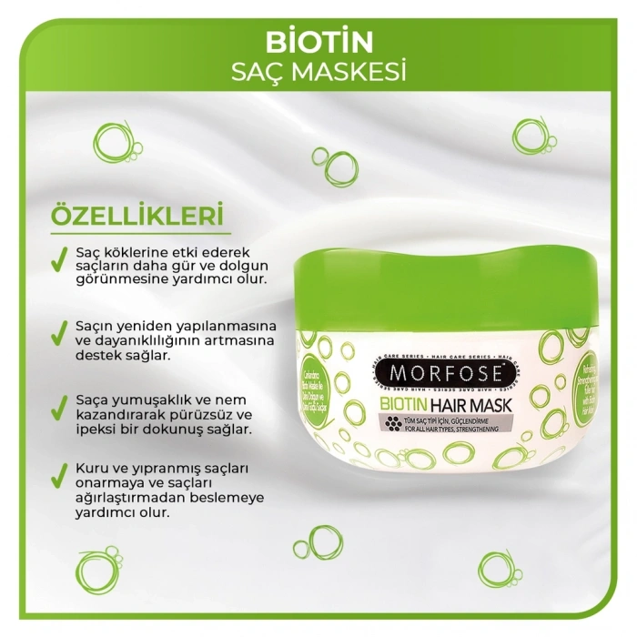 Morfose Biotin Saç Maskesi 250 ml