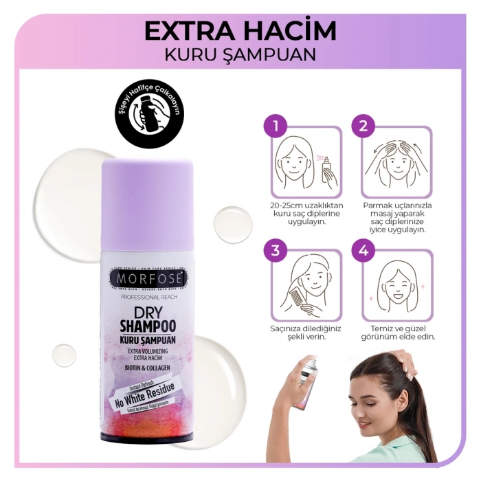 Morfose Ekstra Hacim Kuru Şampuan 90 ml