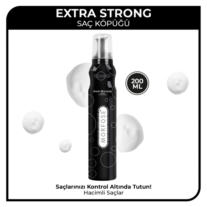 Morfose Extra Strong Saç Köpüğü 200 ml