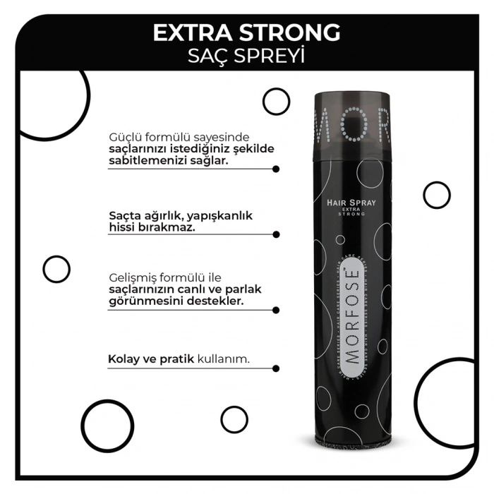 Morfose Extra Strong Saç Spreyi 300 ml
