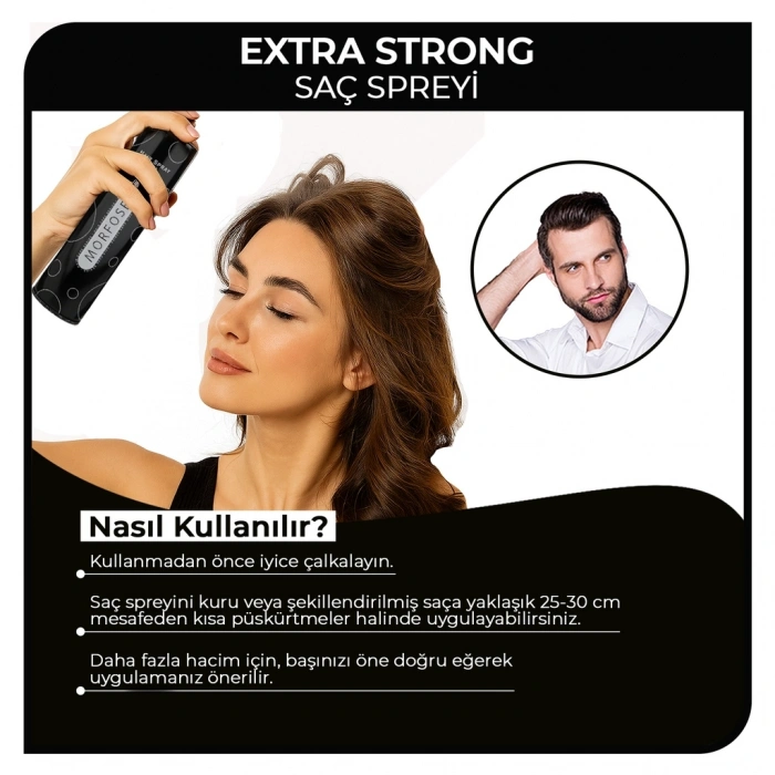 Morfose Extra Strong Saç Spreyi 300 ml