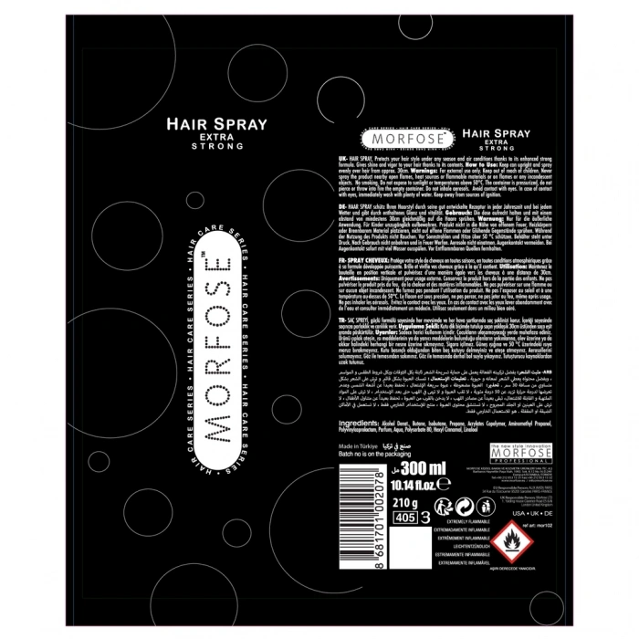 Morfose Extra Strong Saç Spreyi 300 ml