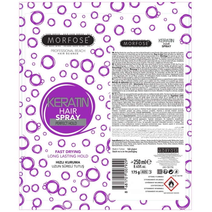 Morfose Keratin Saç Köpüğü 200 ml