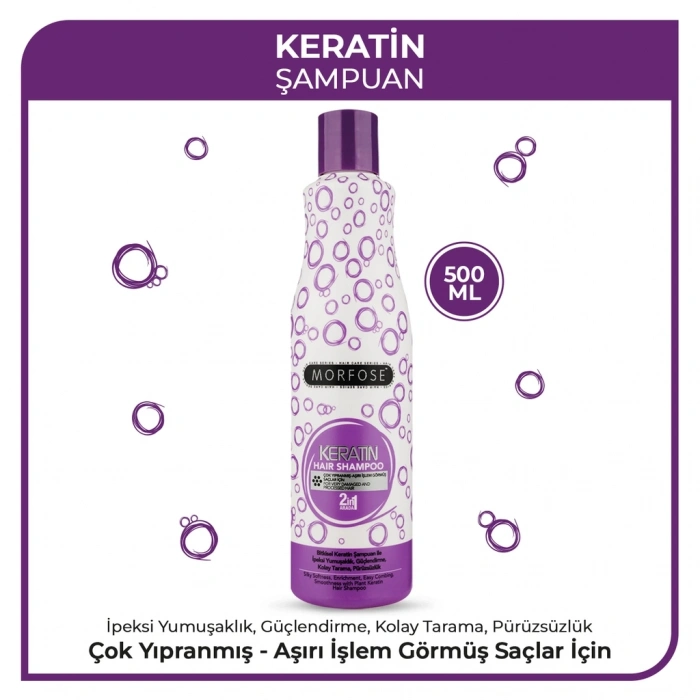 Morfose Keratin Saç Şampuanı 500 ml