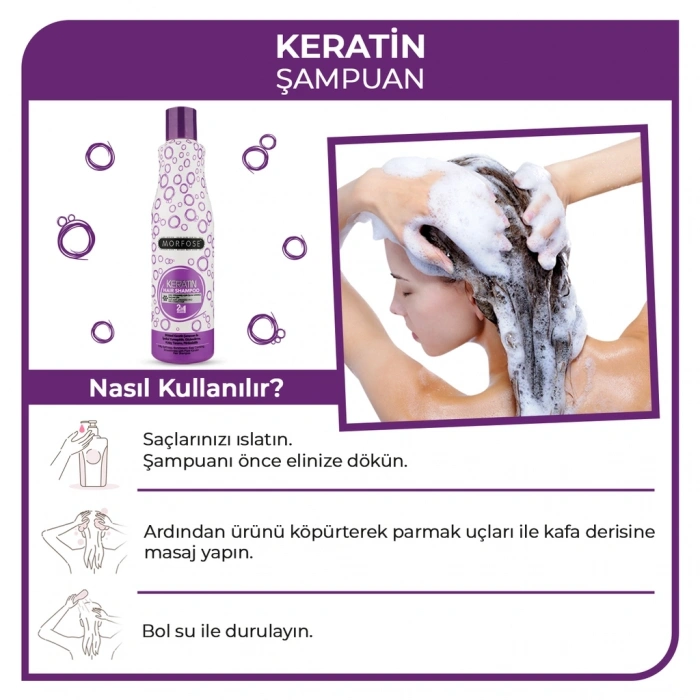 Morfose Keratin Saç Şampuanı 500 ml