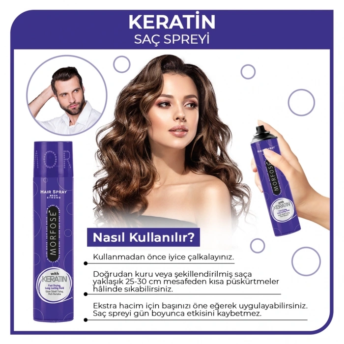 Morfose Keratin Saç Spreyi 300 ml