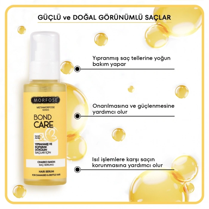 Morfose Metamorfose Bond Care Onarıcı Bakım Saç Serumu 100 ml