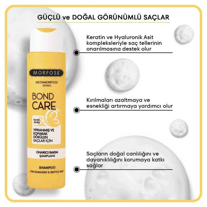 Morfose Metamorfose Bond Care Onarıcı Bakım Şampuan 400 ml