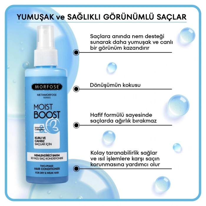 Morfose Metamorfose Moist Boost Nemlendirici Bakım İki Fazlı Saç Kondisyoneri 200 ml