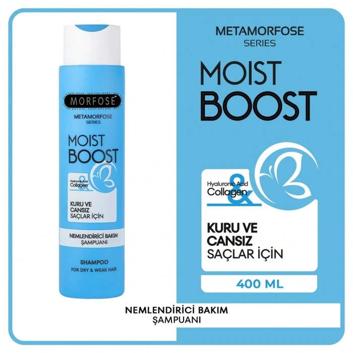 Morfose Metamorfose Moist Boost Nemlendirici Bakım Şampuan 400 ml