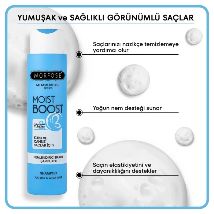 Morfose Metamorfose Moist Boost Nemlendirici Bakım Şampuan 400 ml