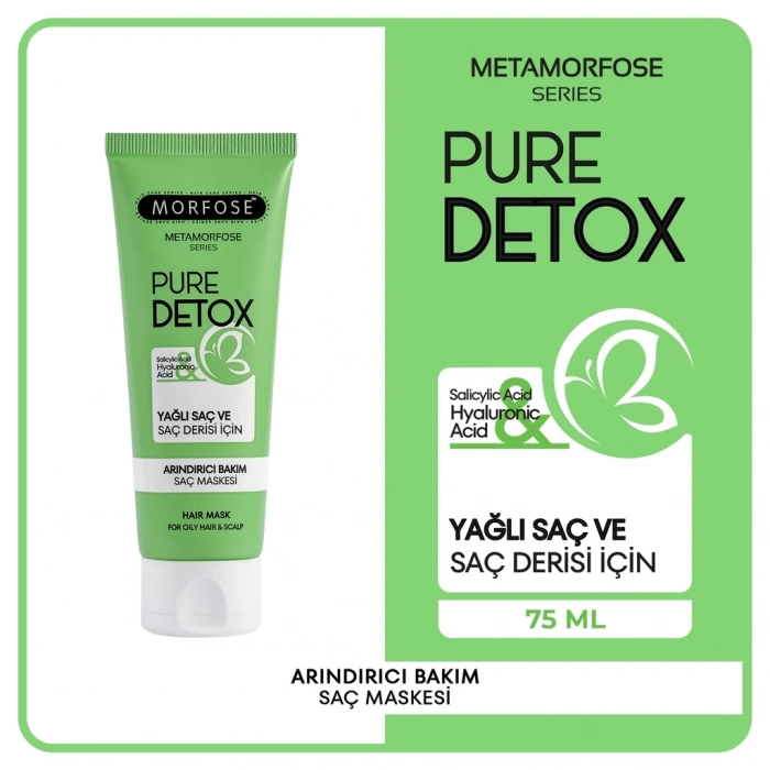 Morfose Metamorfose Pure Detox Arındırıcı Bakım Saç Maskesi 75 ml