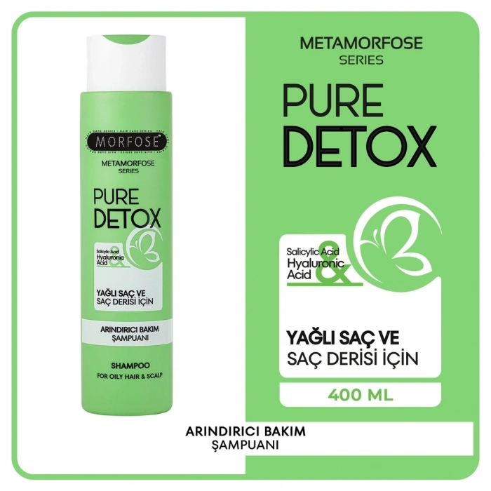 Morfose Metamorfose Pure Detox Arındırıcı Bakım Şampuan 400 ml