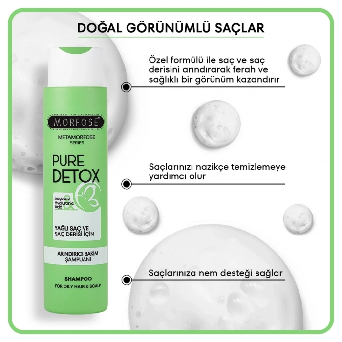 Morfose Metamorfose Pure Detox Arındırıcı Bakım Şampuan 400 ml