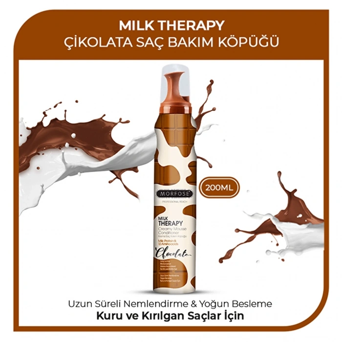 Morfose Milk Therapy Chocolate Saç Köpüğü 200 ml