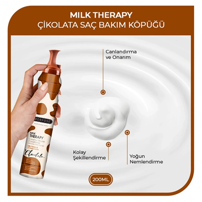 Morfose Milk Therapy Chocolate Saç Köpüğü 200 ml