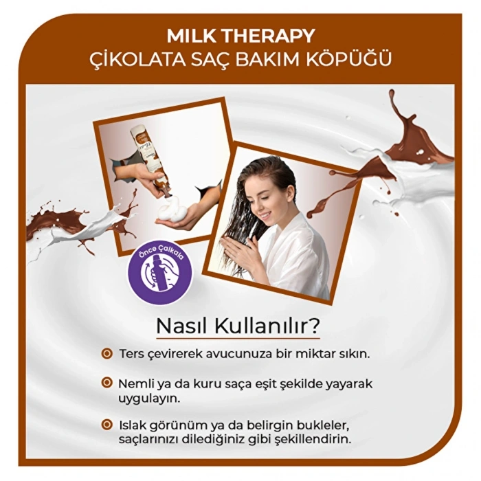 Morfose Milk Therapy Chocolate Saç Köpüğü 200 ml