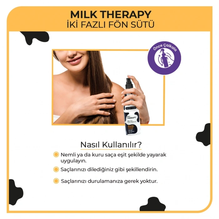 Morfose Milk Therapy Çift Fazlı Fön Sütü 220 ml