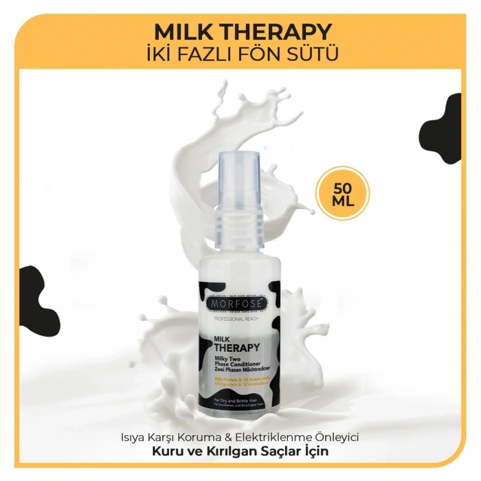 Morfose Milk Therapy Çift Fazlı Fön Suyu 50 ml