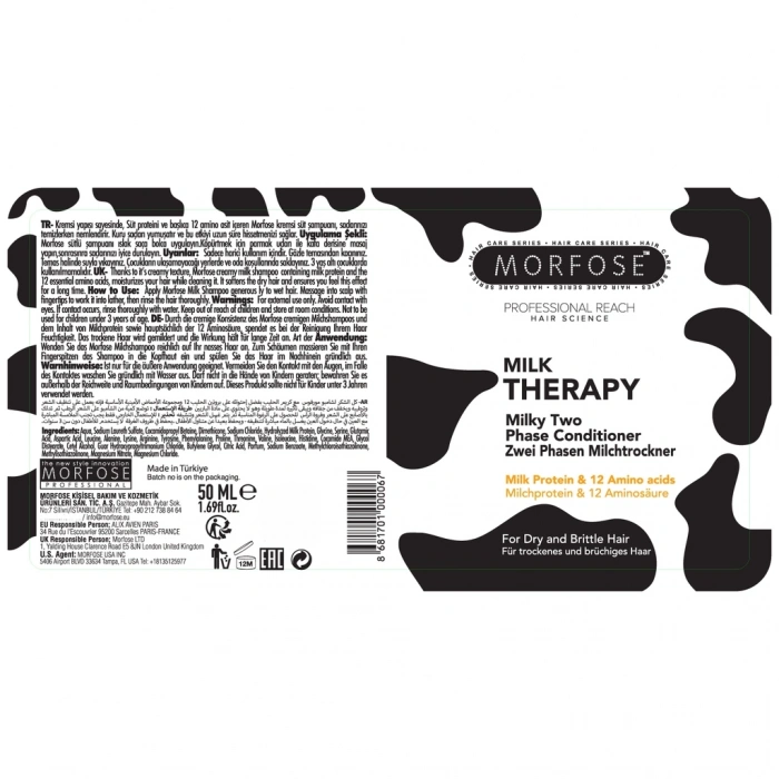 Morfose Milk Therapy Çift Fazlı Fön Suyu 50 ml
