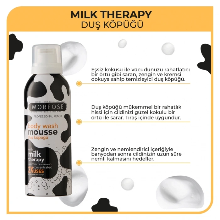 Morfose Milk Therapy Duş Köpüğü 200 ml