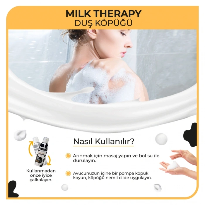 Morfose Milk Therapy Duş Köpüğü 200 ml