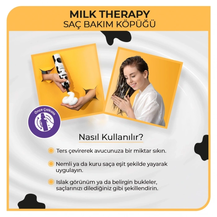 Morfose Milk Therapy Saç Köpüğü 200 ml