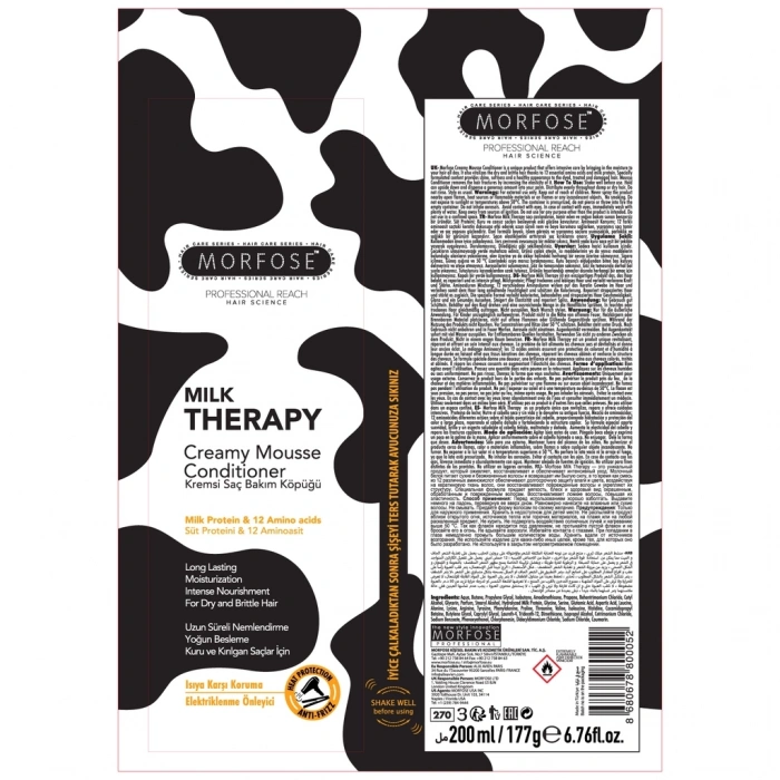 Morfose Milk Therapy Saç Köpüğü 200 ml
