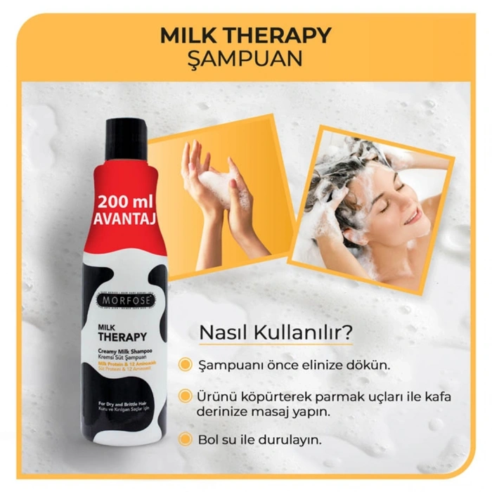 Morfose Milk Therapy Saç Şampuanı 700 ml