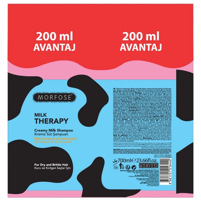 Morfose Milk Therapy Saç Şampuanı 700 ml