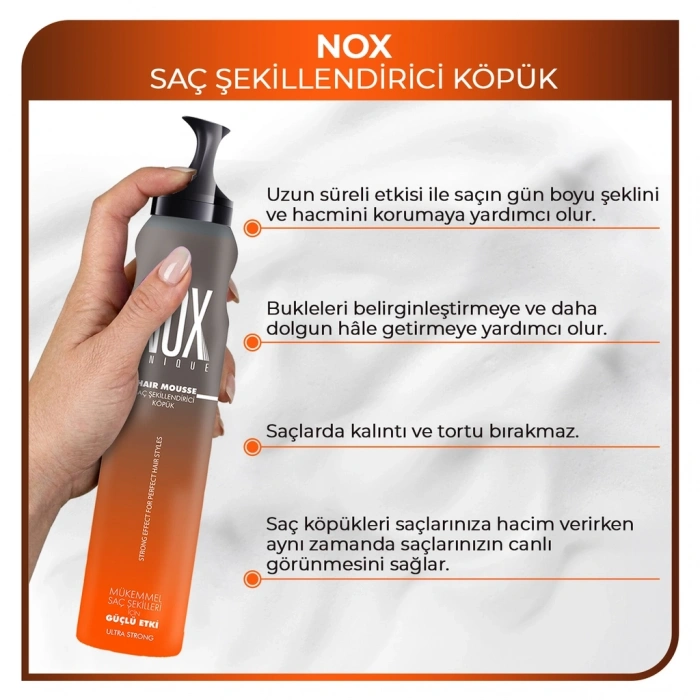 Morfose Nox Saç Köpüğü 200 ml