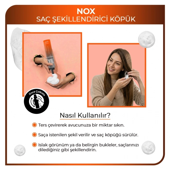 Morfose Nox Saç Köpüğü 200 ml