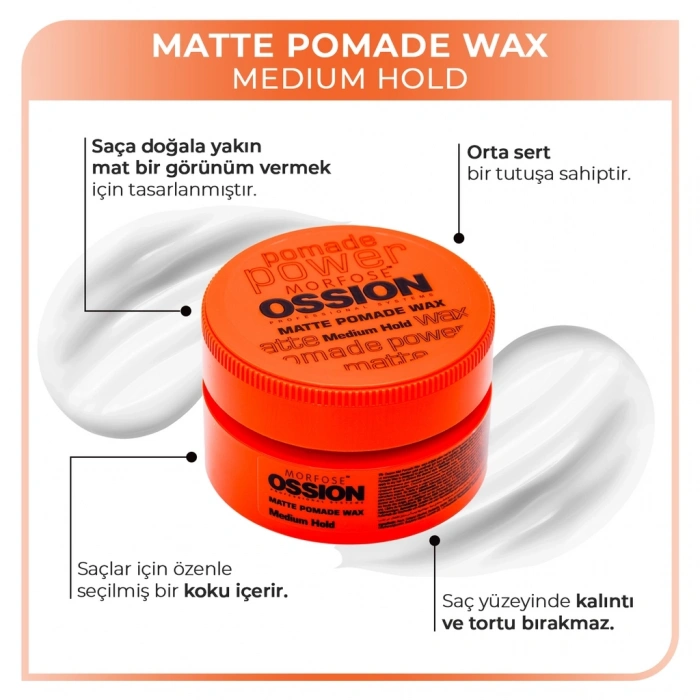 Morfose Ossion Mat Pomade Wax 100 ml
