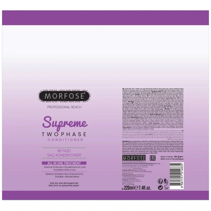 Morfose Supreme Çift Fazlı Fön Suyu 220 ml
