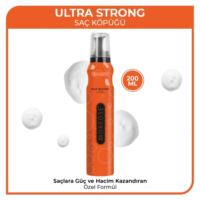 Morfose Ultra Strong Saç Köpüğü 200 ml
