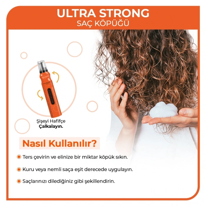 Morfose Ultra Strong Saç Köpüğü 200 ml