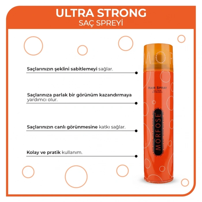 Morfose Ultra Strong Saç Spreyi 300 ml