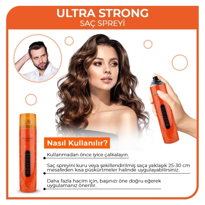 Morfose Ultra Strong Saç Spreyi 300 ml