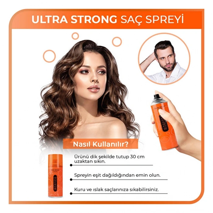 Morfose Ultra Strong Saç Spreyi 90 ml