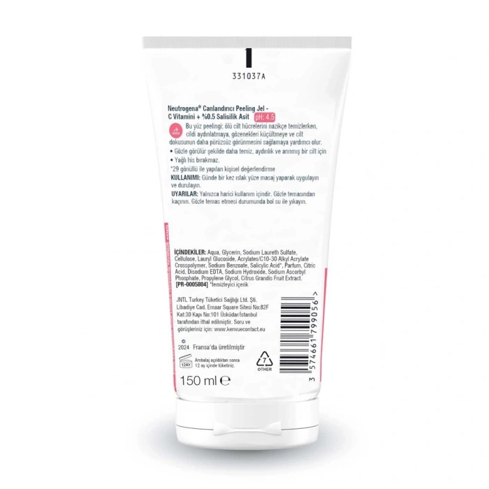 Neutrogena Canlandırıcı Günlük Peeling Jel 150 ml
