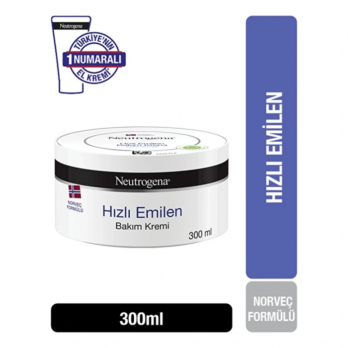 Neutrogena Hızlı Emilen El ve Vücut Bakım Kremi 300 ml
