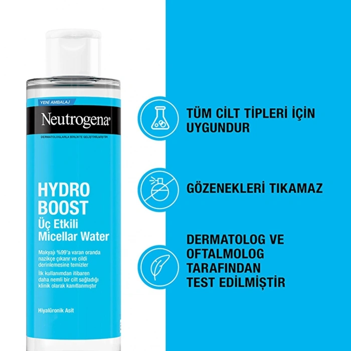 Neutrogena Hydro Boost Micellar Water Makyaj Temizleme Suyu 400 ml