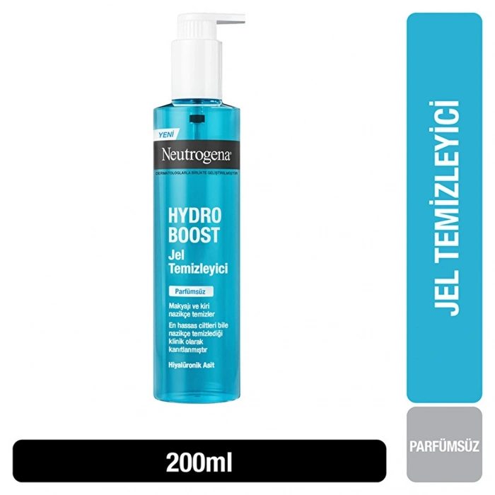 Neutrogena Hydro Boost Parfümsüz Jel Temizleyici 200 ml