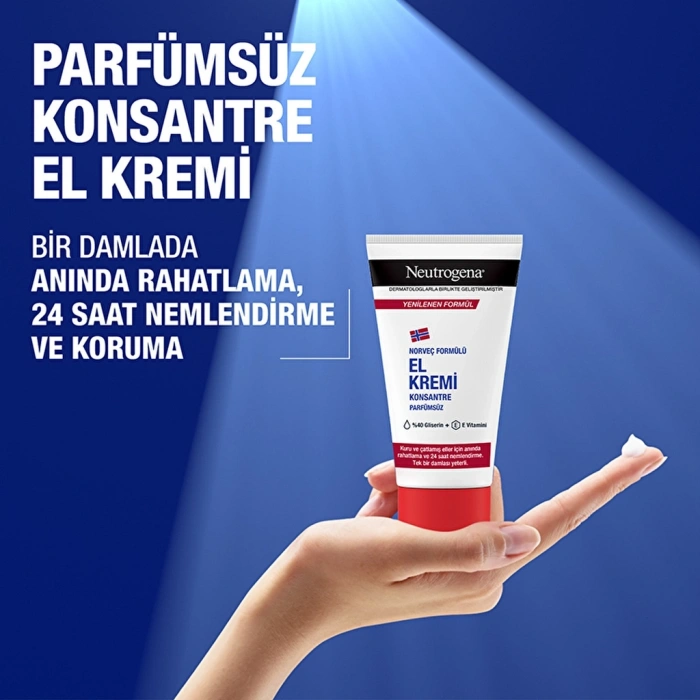 Neutrogena Norveç Formülü El Kremi (Parfümsüz) 75 ml